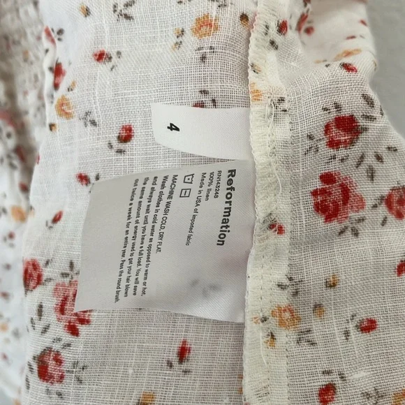 Reformation Liza Top Size 4 - Picture 10 of 11